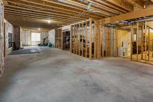 Unfinished basement