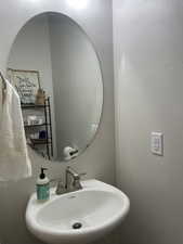 Bathroom featuring a sink