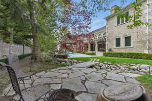 View of patio / terrace featuring an outdoor pool