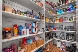 View of storage area
