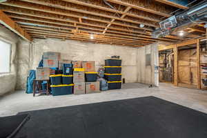 View of basement