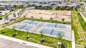 Bird's eye view featuring a residential view
