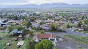 Bird's eye view of mountains