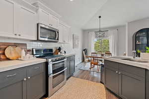 Kitchen with double oven