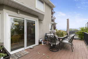 Deck featuring outdoor dining space