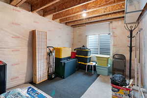 Below grade area with carpet