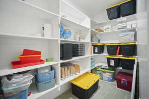 View of storage room