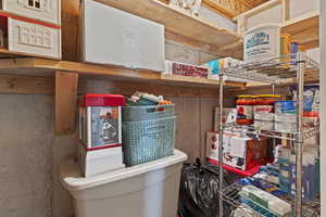 View of storage room