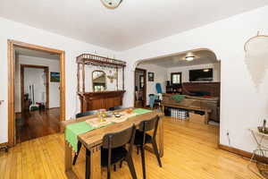 Upstairs spacious dining room