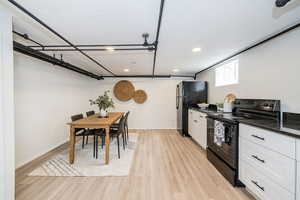 Downstairs dining area