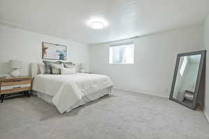 Bedroom # 3 featuring carpet floors