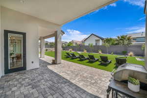 View of patio