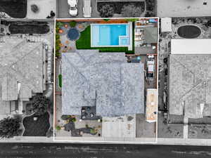 View of property location with property parcel outlined