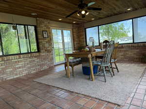 Sunroom / solarium featuring plenty of natural light