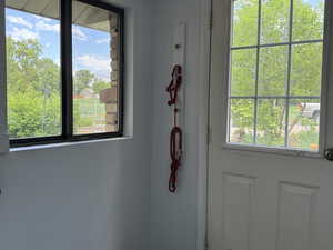 Entryway featuring plenty of natural light