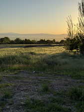View of local wilderness featuring a mountainous background