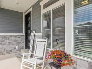 View of patio / terrace with covered porch