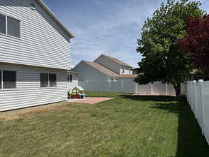 View of yard featuring a patio