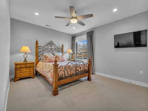Bedroom on lower level