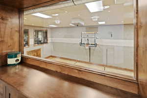 View of basketball court