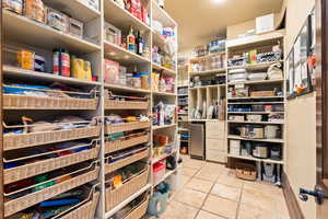 View of storage area