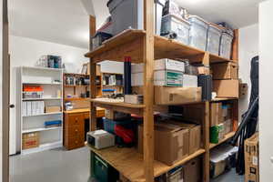 View of storage room