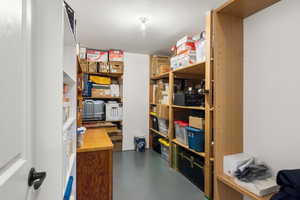View of storage area