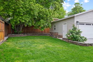 Back lawn