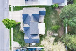 Aerial view of the property