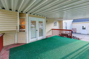 View of deck