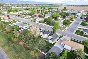 Aerial view of the property