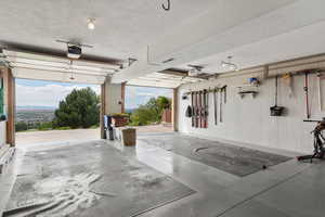 Double Garage with a garage door opener