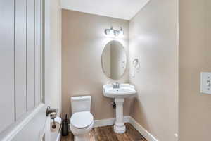 Main floor powder room