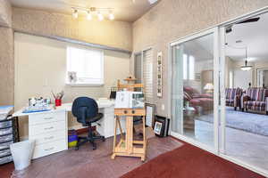 Enclosed patio, flex space
