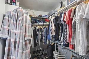 View of spacious closet