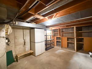 unfinished basement