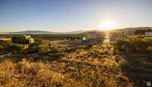 View of mountain background