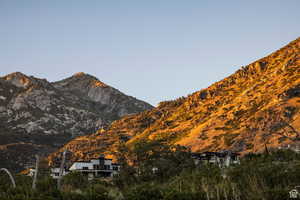 View of mountain background