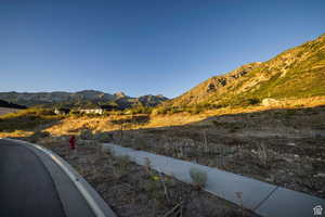 View of mountain backdrop