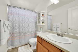 Bathroom with tub and shower