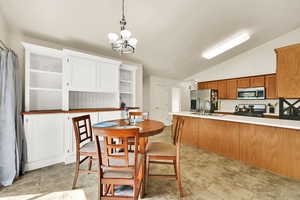 Kitchen bar and dining room