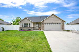 Patio home with RV parking on the side and gates on both sides
