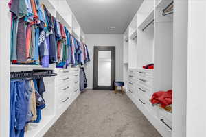 Owners Walk in closet with buildt in closet storage
