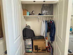 View of closet