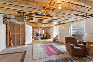 View of basement