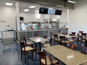 View of dining space