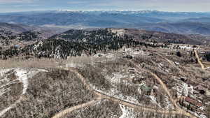 View of mountain background