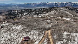 View of mountain background