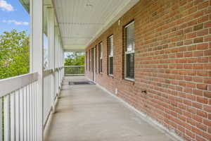 View of patio / terrace with covered porch