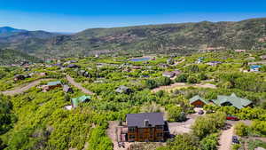 Drone / aerial view of mountains